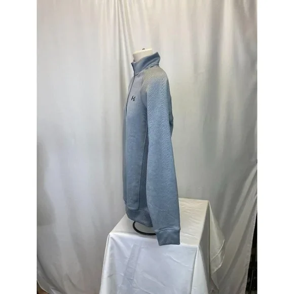 Under Armour Storm Golf Mens Size Small Gray 1/4 Zip Fleece Sweater Lightweight - Picture 6 of 6